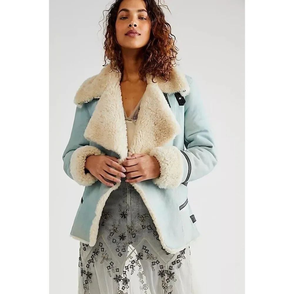 Free People Bianca Aviator Jacket